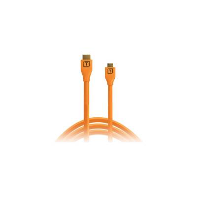 Tether Tools Tetherpro Mini-Hdmi To HDMI Kabel With Ethernet Orange 4.6m H2C15-O