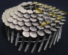 1 1/2 x .120 Ringshank 304 Stainless Steel Coil Roofing Nails 3600ct