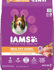 Iams Proactive Health Senior Dog Food with Real Chicken, 29.1 lb