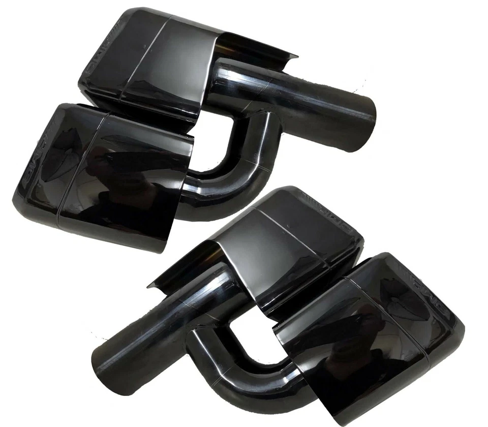 S63 Puntas Clase S Silenciador Negro Doble Escape Logo Tubo Alta Calidad W221 Foto 2 de 4