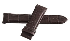 Tissot 22mm x 20mm Brown Alligator Leather Band Strap T610028596