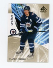 2020-21 Upper Deck SP Game Used Mark Scheifele #ed 58/265 Winnipeg Jets #15
