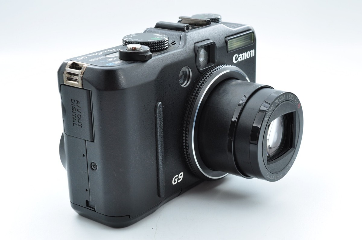 Near Mint] Canon PowerShot G9 12.1MP Digital Camera Black Japan