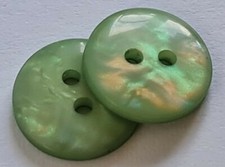 12mm, 15mm or 20mm Plastic 2 Hole Buttons - Choice of Colours & Pack Sizes