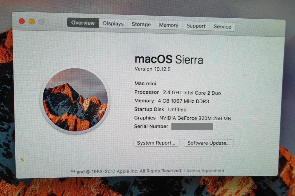 Apple Mac mini A1347 Intel C2D 2.4GHz 4GB Wi-Fi 320GB w/20" Cinema Display A1081 - Image 3 of 4