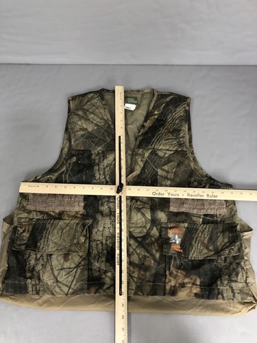 Quail Unlimited Vest Mens Large Real Tree Hardwood Hunting Shooting Dove Hunter - Picture 11 of 14