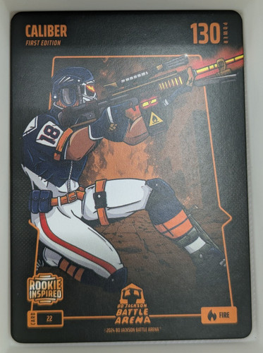 FIRE Bo Jackson Battle Arena Alpha First Edition CALIBER #22