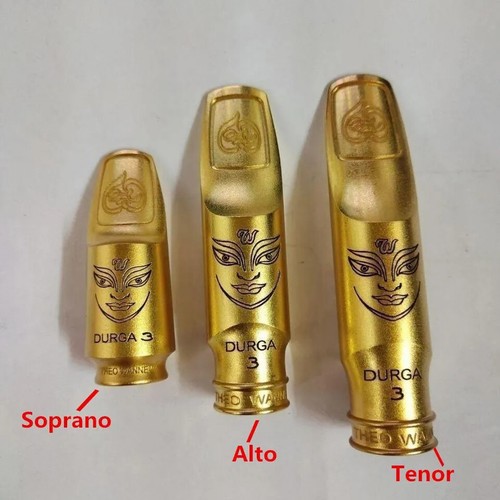 Theo Wanne DURGA Alto Tenor Soprano Sax Metal Mouthpiece Gold Plating / 5 6 7 8 - Picture 2 of 19
