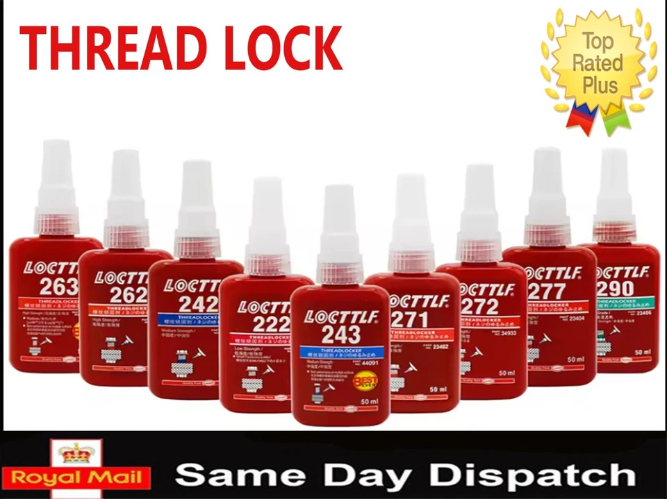 LOCTTLF Thread Lock 243 263 270 518 577 641 401 480 638 270 542 545 300ml 50ml TITE