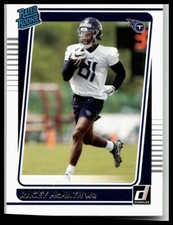 2021 Donruss #316 Racey McMath Tennessee Titans