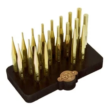 Grace 20pc Brass Gunsmith Punch Set Gun Care Pin Roll Spring MADE IN USA