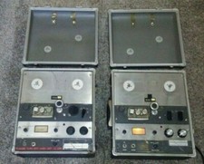 ((two)) Ampex Ag-600b / 600 Reel To Reel Tape Recorder (((as Is ~ Parts Repair))