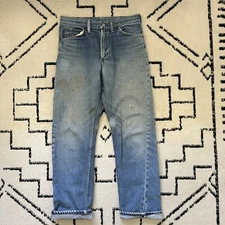 Vintage 1950s 1960s Foremost JC Penney’s Selvedge Denim Jeans Repaired