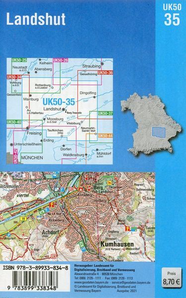 Thumbnail - Landshut 1 : 50 000 (uk50-35)