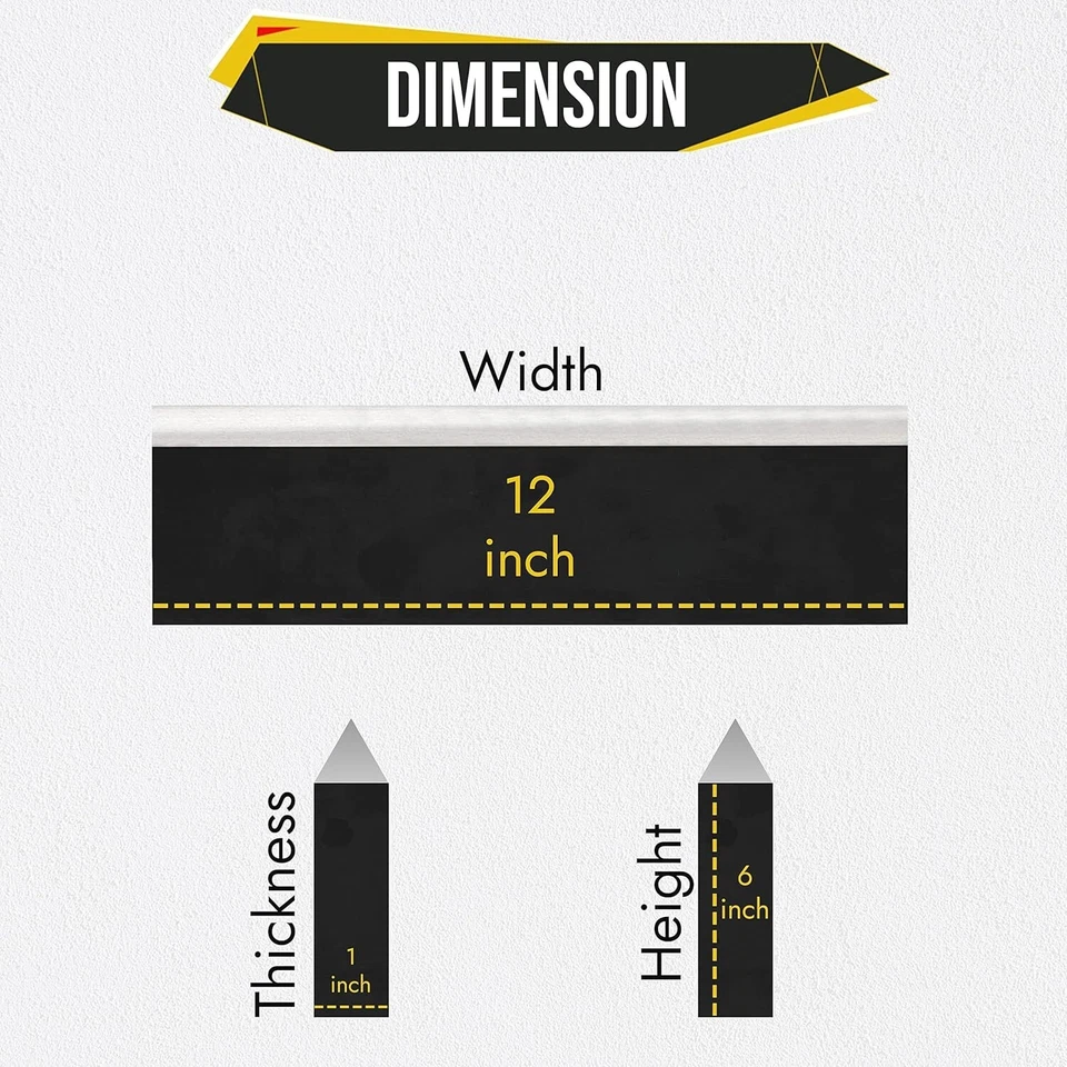 Log Splitter Wedge - 12"(L) X 6"(W) X 1"(Thick)- Manual Wood Log Splitter Wedge - Image 2 of 4