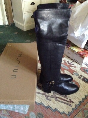 unisa black over the knee boots
