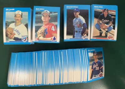 1987 Fleer SET BREAK singles - stars, commons, rookies, Hall of Famers, #441-660