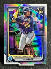 2024 Bowman Draft Chrome  JUAN BAEZ   Refractor  #BDC-150  FREE SHIPPING