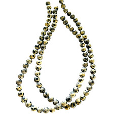 Dalmatian Jasper Beads Natural Stone Gemstone Lot 2 Strand 15" 8mm Jewelry Craft
