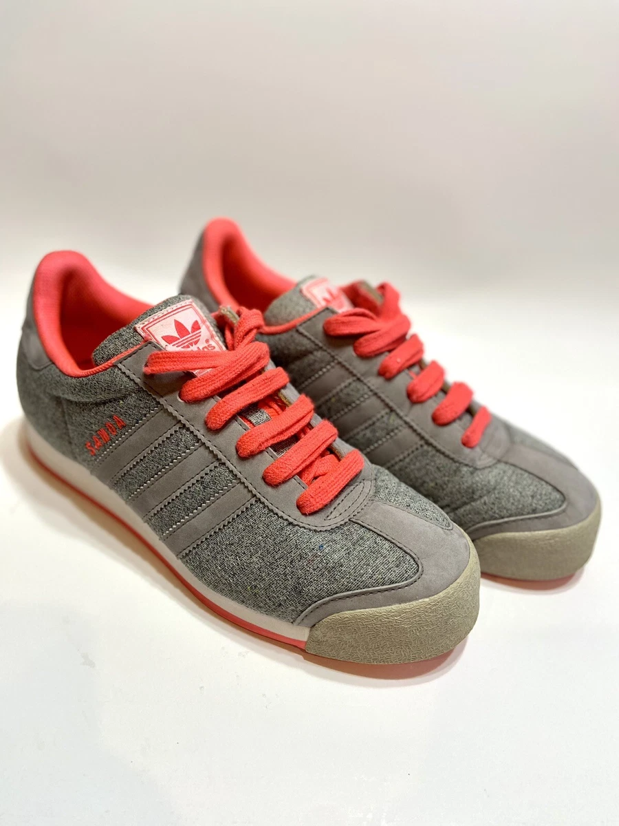 Women s Adidas Samoa Size 7.5 Grey And Pink Color Lightly Used