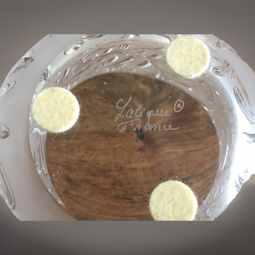 Lalique Rosmarin Vase/ Teebaum Kerzenhalter. - Bild 11 von 11