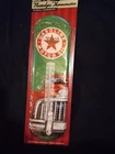 Texaco Metal Thermometer Vintage Style Texas Oil Aged Finish Tin Sign
