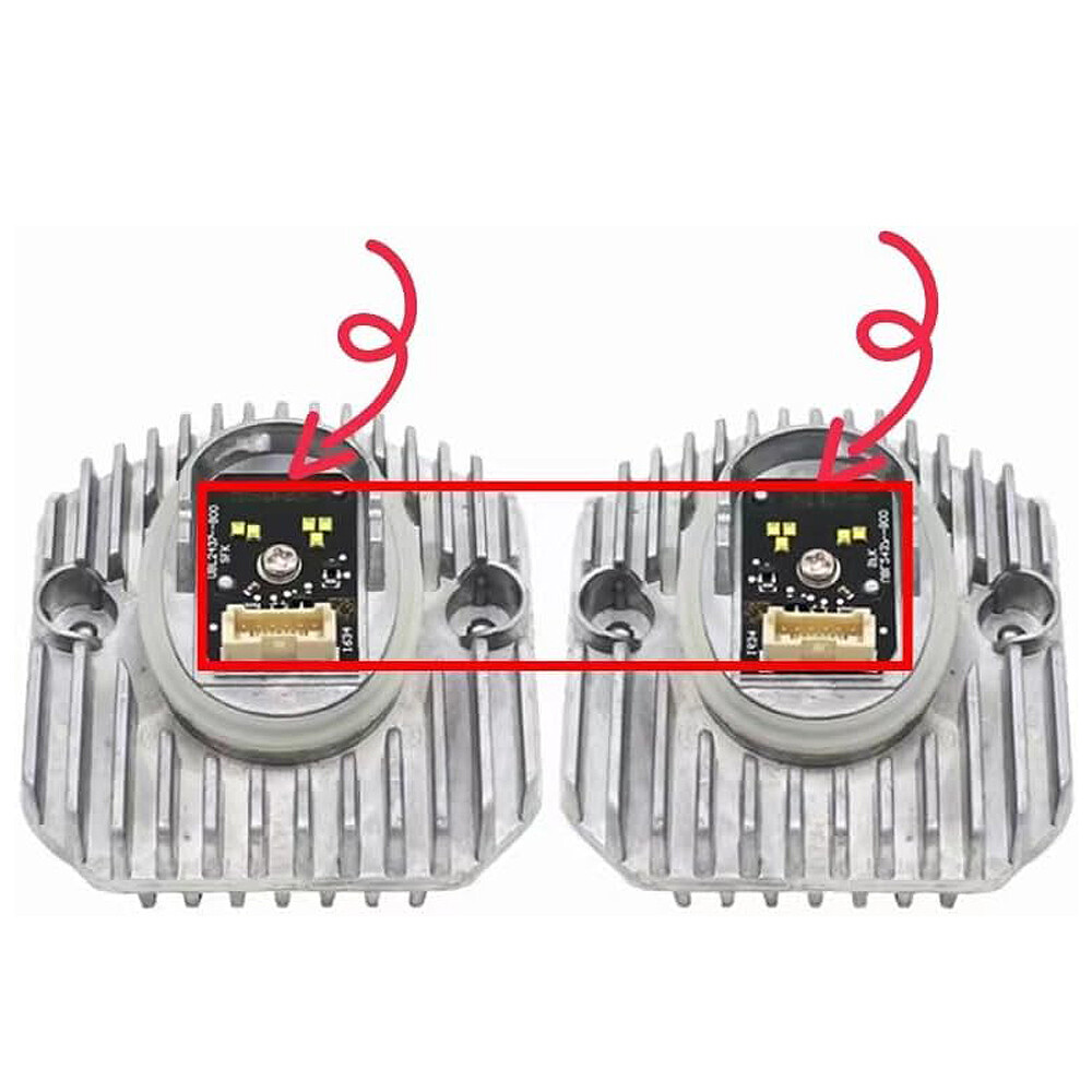2x Yellow LED DRL Board For BMW G30 G31 5 Series 2016-18 Angel Eyes