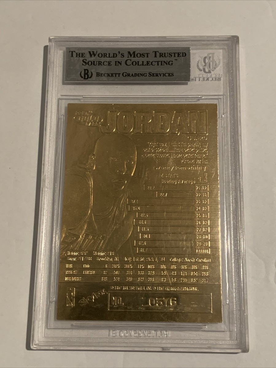 1994-98 Bleachers Michael Jordan Z-Force 23 Karat Gold #15