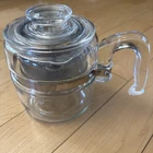 Vintage PYREX 7754 2-4 Cup Flameware Coffee Percolator Pot Complete 7754