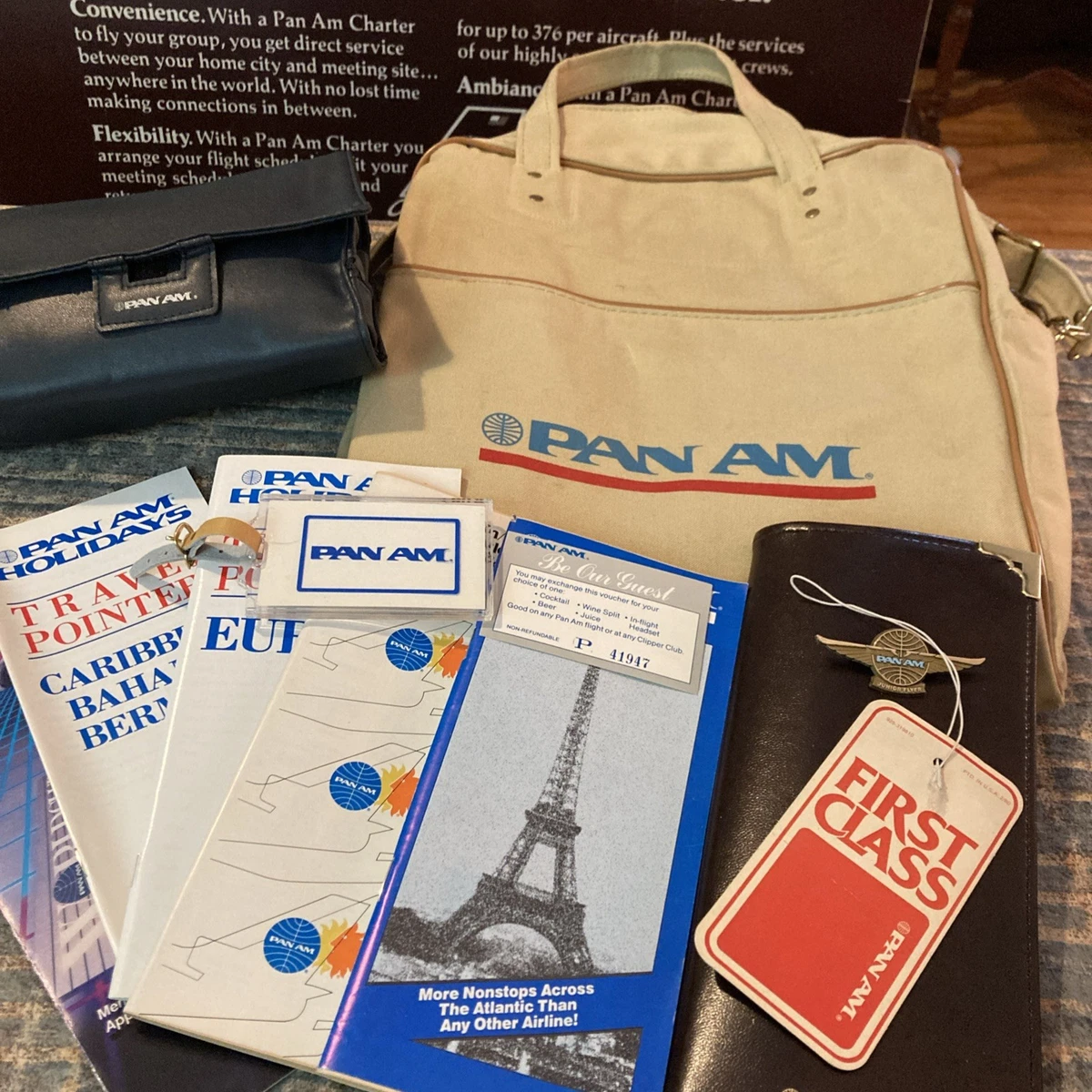 Bag Pan Am Airlines Collectibles for sale | eBay