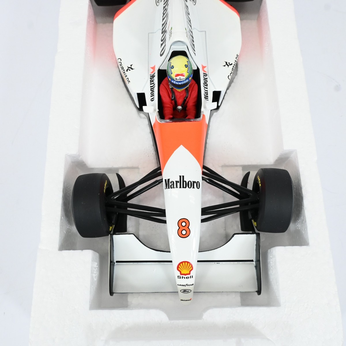 Minichamps LANG 1/18 McLaren MP4/8 1993 Ayrton Senna F1 Diecast