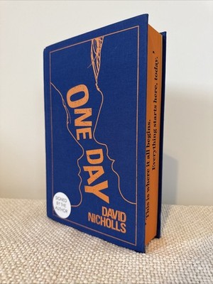 One Day Book David Nicholls Limited Edition Author Signed Hardback Sprayed Edges