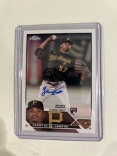 2023 Topps Chrome Update Series :Autographs Yerry De Los Santos #RA-YDS (AU, RC)