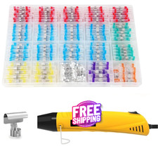 400PCS Solder Seal Wire Connectors with Heat Gun Solder Stick Wire Connectors...