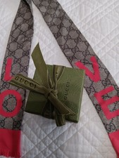 Gucci LOVE scarf 100 percent silk