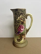 Royal Nippon Nishiki Tankard Pitcher Floral Patterns #183/128