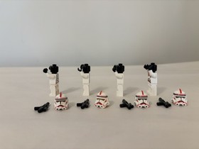 RARE LEGO Star Wars sw0189 4x Clone Shock Troopers Coruscant Guard Minifigs 7671