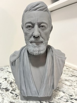   Obi-Wan Kenobi Bust 12  Statue Alec Guinness Star Wars A New Hope 3D Printed