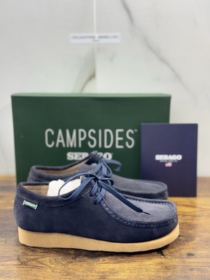 Sebago Koala Leder Veloursleder Blau Herren Schuhe Symbol Sebago 44