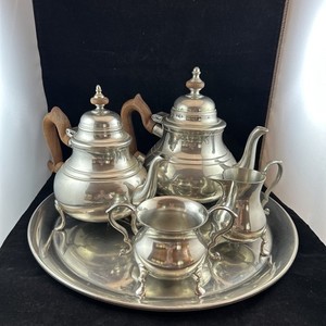 Williamsburg Pewter Tea Set | eBay
