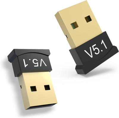 2 Pack Bluetooth Adapter for PC,  USB Bluetooth Adapter 5.1 EDR, BT Dongle Wirel
