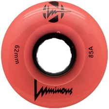 Luminous LED Quad Roller Skate Outdoor Wheels 4 Pack, 62mm x 30mm/85A