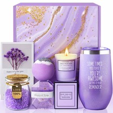 Gifts for Women, Mom, Wife, Girlfriend, Sister, 6 Count (Pack of 1), Lavender 