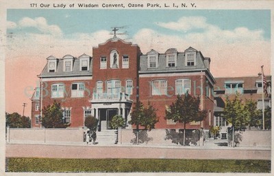 Ozone Park Queens LI NY - OUR LADY OF WISDOM CONVENT - Postcard