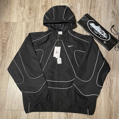 Nike x Corteiz NRG Trainingsjacke Onyx Schwarz Größe Medium (M) Brandneu mit Etikett