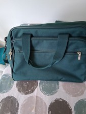 Fiore Flight Bag Green Carry Handle/Shoulder Strap Multi Pockets For Travelling
