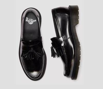 Dr. Martens Adrian Arcadia Rub Off Leather Tassel Loafers w  display picture 2