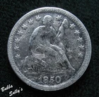 1850-P Seated Liberty Half Dime — photo from another recent sale