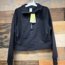 NWT All In Motion Women  s Cropped Zip Hoodie Size M