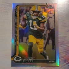 2025 Topps Chrome Jayden Reed Refractor #107 Green Bay Packers NFL Football